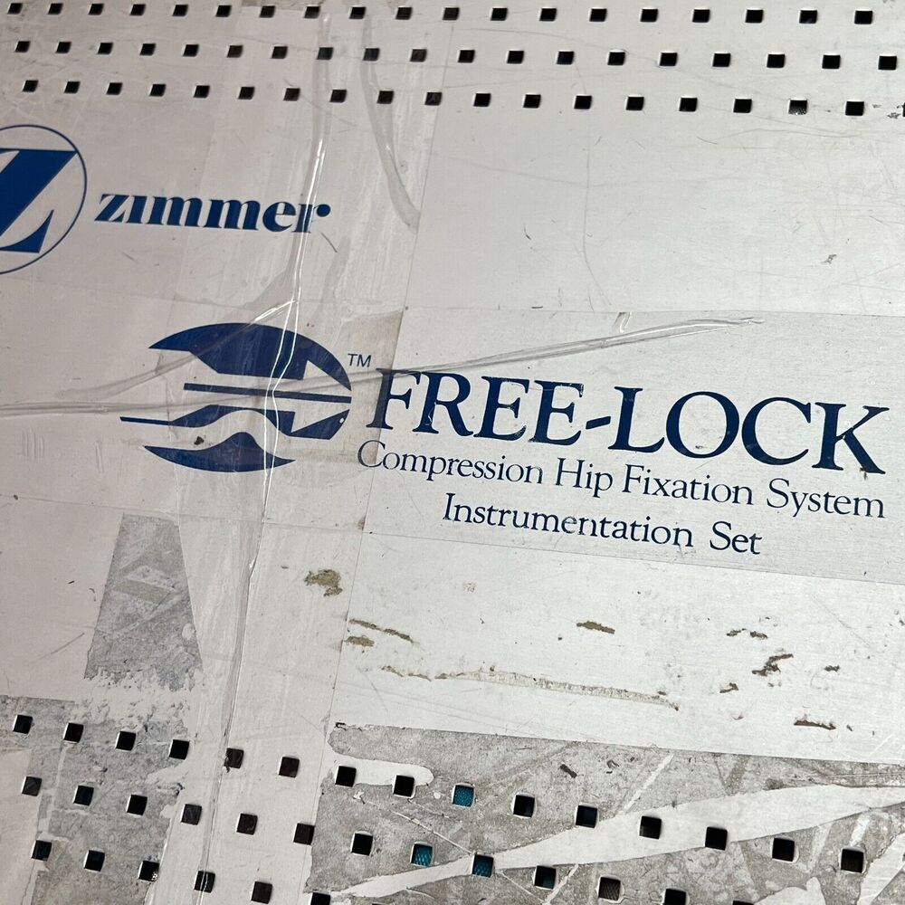 Zimmer Free-Lock Compression Hip Fixation System Instrumentation Set FOR PARTS - Picture 3 of 7